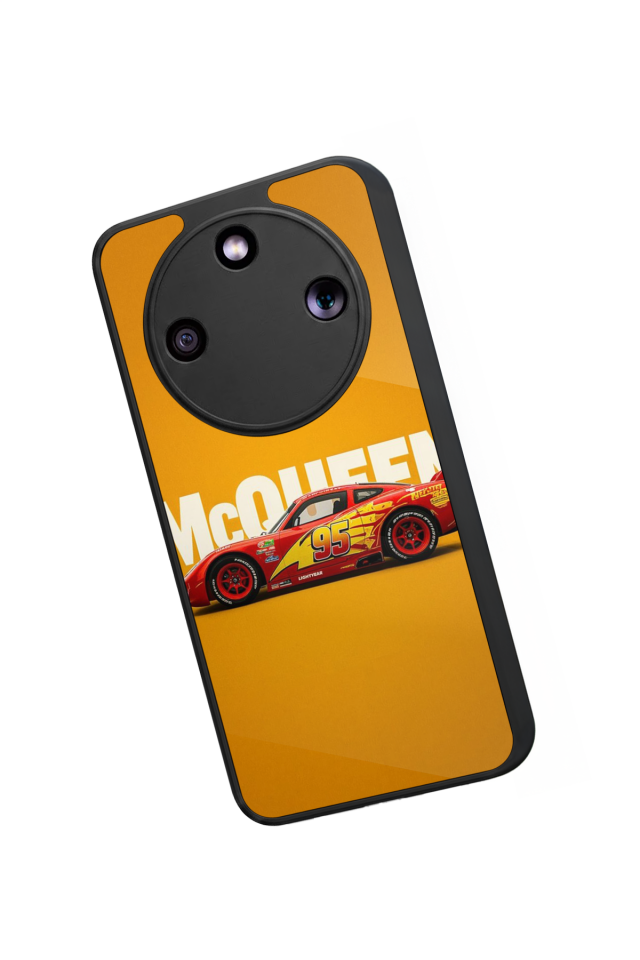 Honor Magic 8 Lite Uyumlu Şimsek McQueen Tasarımlı Glossy Premium Kılıf