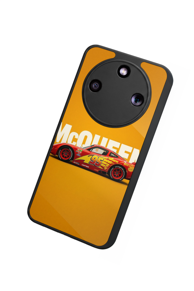 Honor Magic 8 Lite Uyumlu Şimsek McQueen Tasarımlı Glossy Premium Kılıf