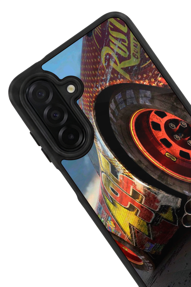 Samsung Galaxy A36 Uyumlu Şimsek McQueen Tasarımlı Glossy Premium Kılıf