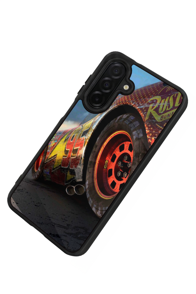 Samsung Galaxy A36 Uyumlu Şimsek McQueen Tasarımlı Glossy Premium Kılıf