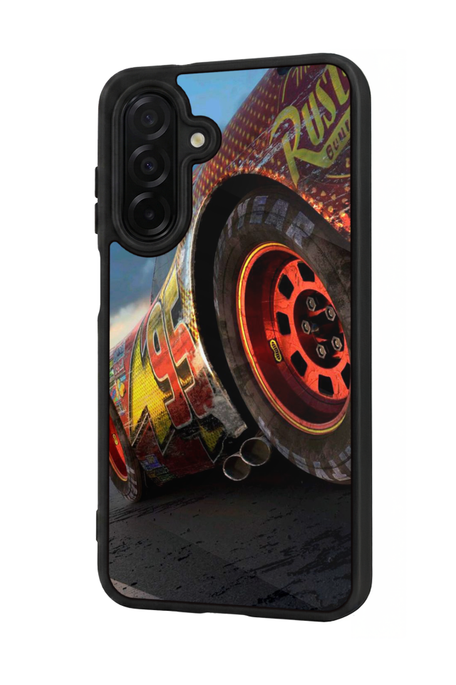 Samsung Galaxy A36 Uyumlu Şimsek McQueen Tasarımlı Glossy Premium Kılıf