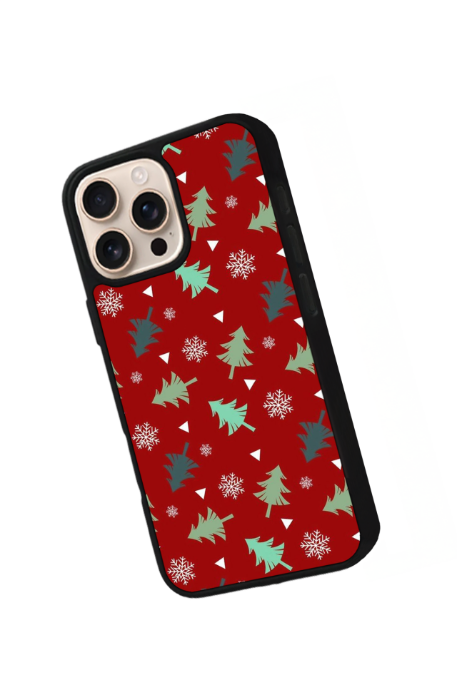 iPhone 14 Pro Max Uyumlu Yilbasi Christmas Tasarımlı Glossy Premium Kılıf