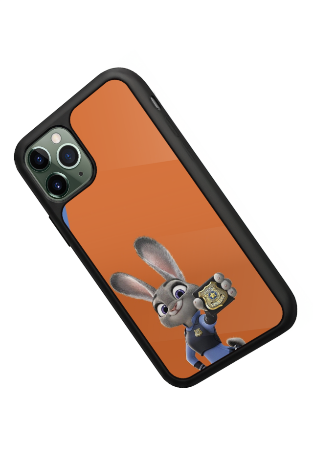 iPhone 11 Pro Max Uyumlu Zootropolis Tasarımlı Glossy Premium Kılıf