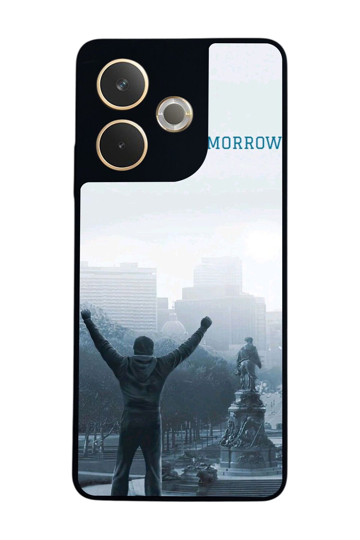 Oppo A5 Pro Uyumlu Rocky Tasarımlı Glossy Premium Kılıf