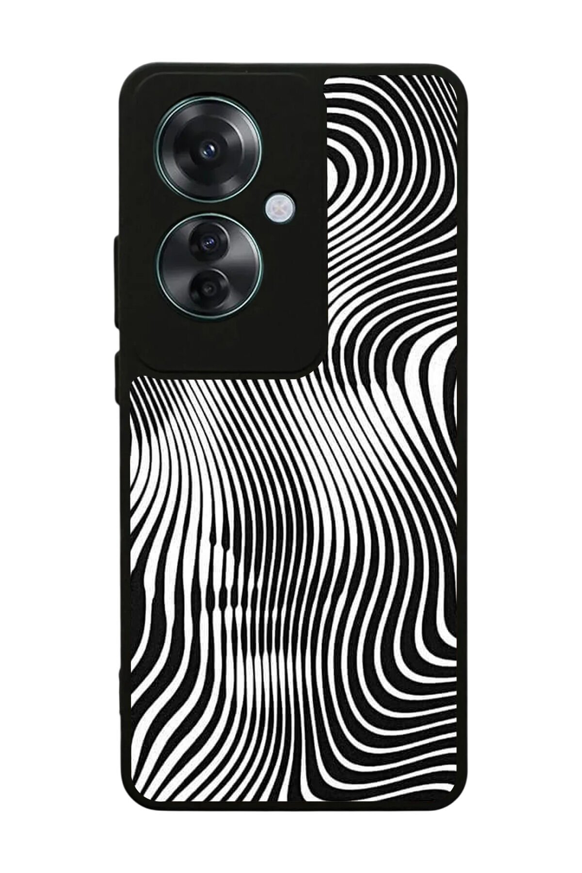 Oppo Reno 11F Uyumlu Çizgi Sanatı Tasarımlı Glossy Premium Kılıf