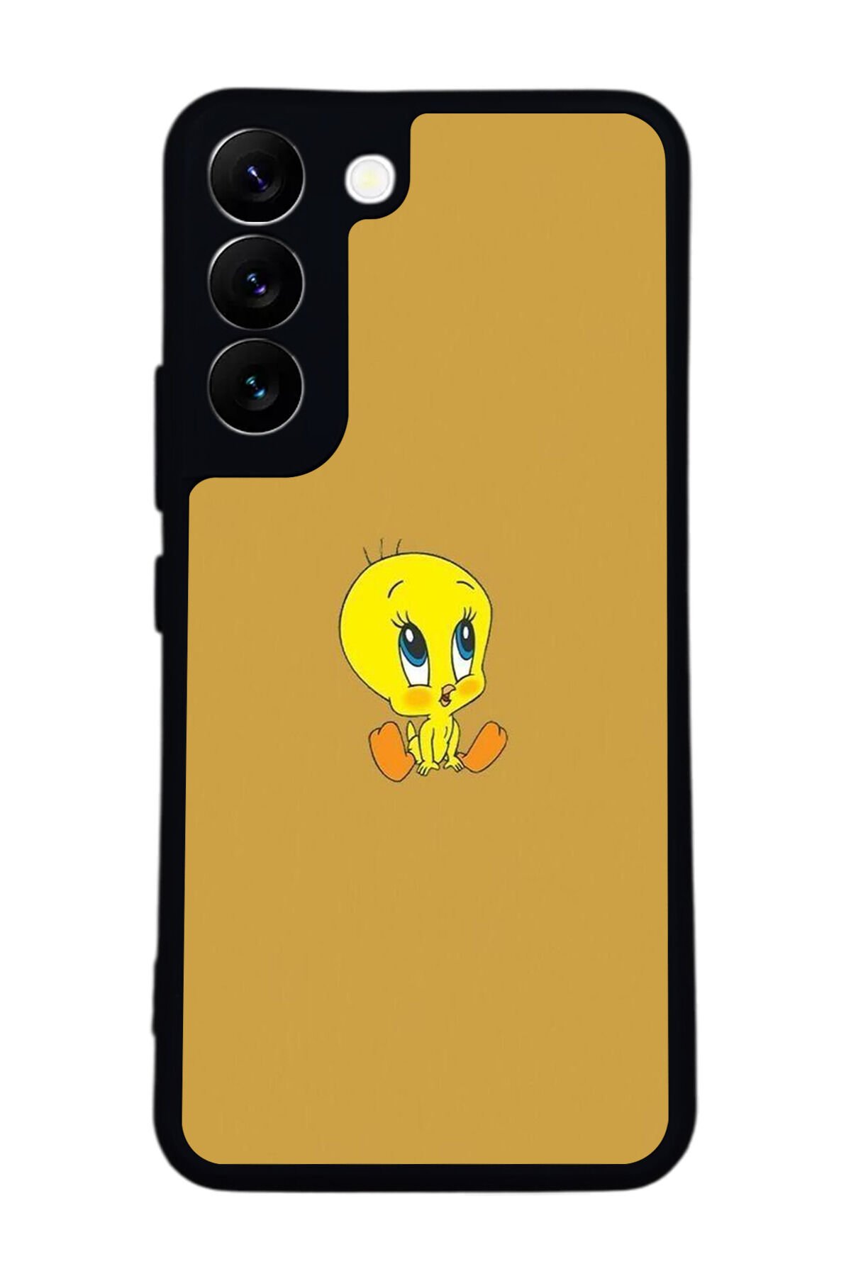 Samsung Galaxy S22 Uyumlu Tweety Tasarımlı Glossy Premium Kılıf