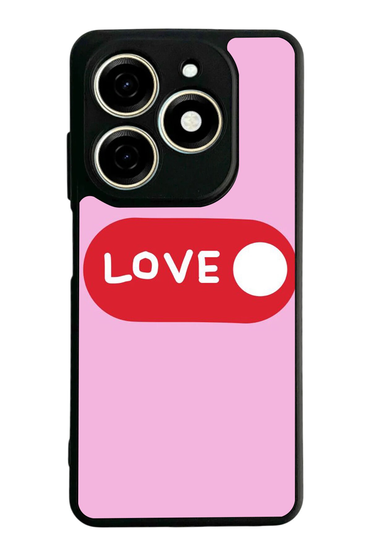 Infınıx Smart 8 Pro Uyumlu Kalp Love Tasarımlı Glossy Premium Kılıf