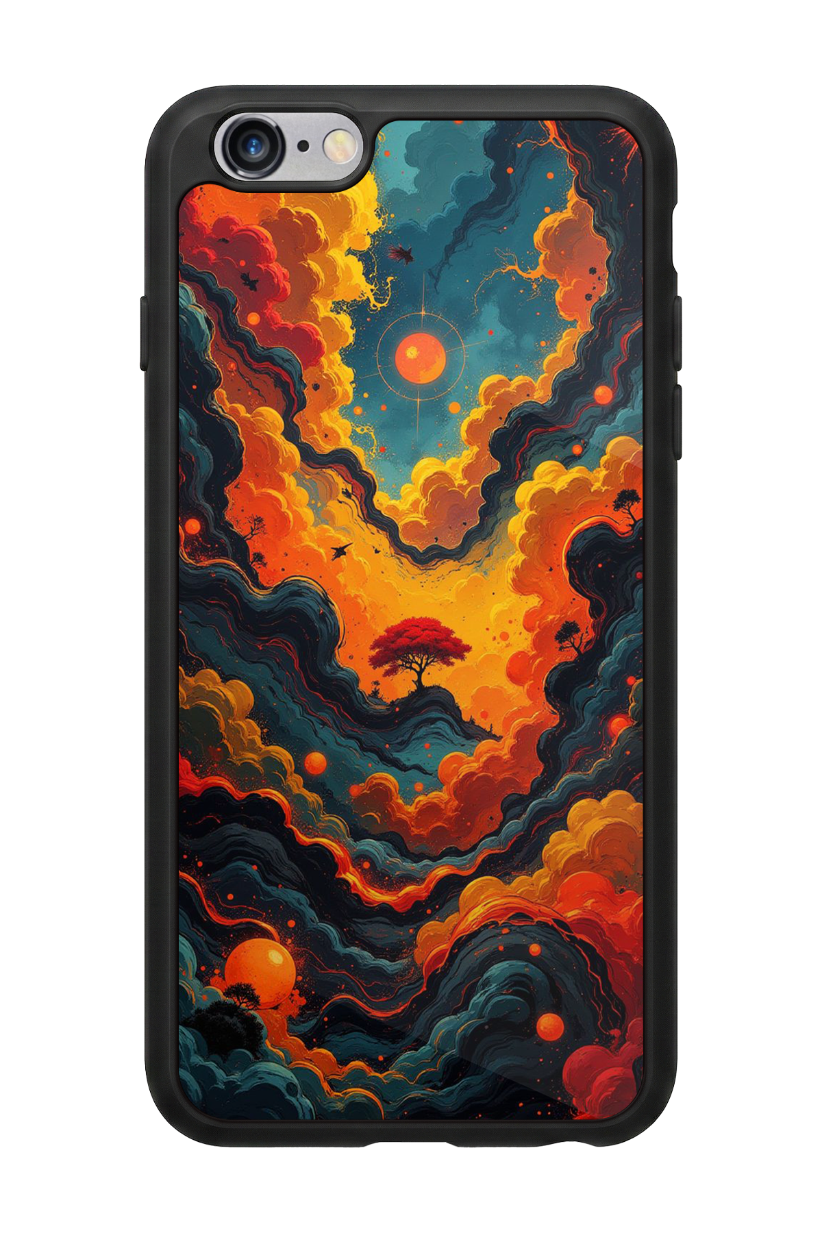 iPhone 6 Plus Uyumlu Abstract Tasarımlı Glossy Premium Kılıf