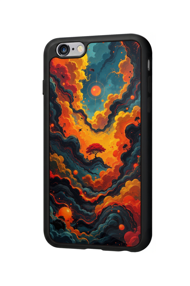 iPhone 6 Plus Uyumlu Abstract Tasarımlı Glossy Premium Kılıf