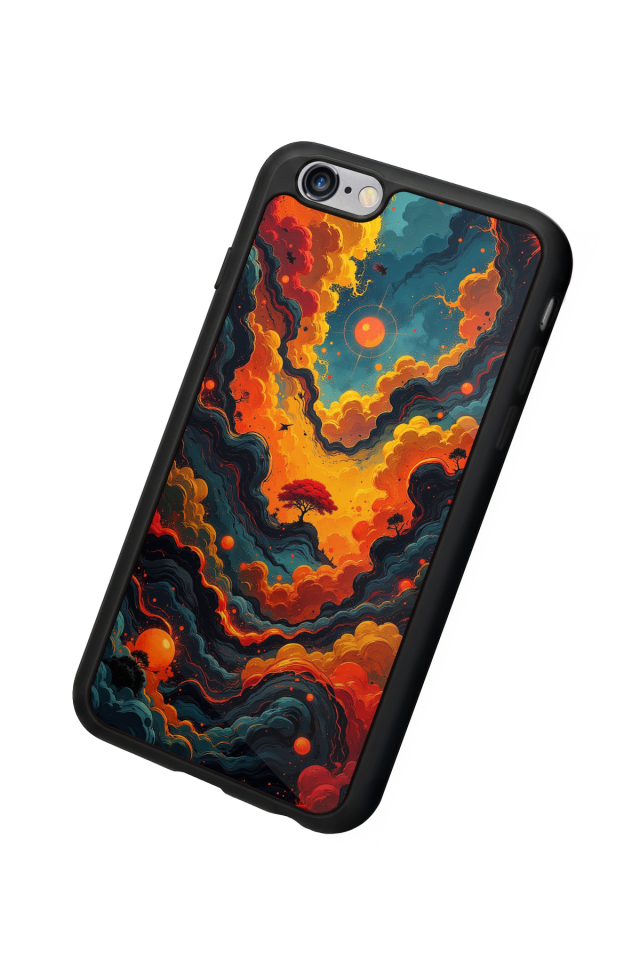 iPhone 6 Plus Uyumlu Abstract Tasarımlı Glossy Premium Kılıf