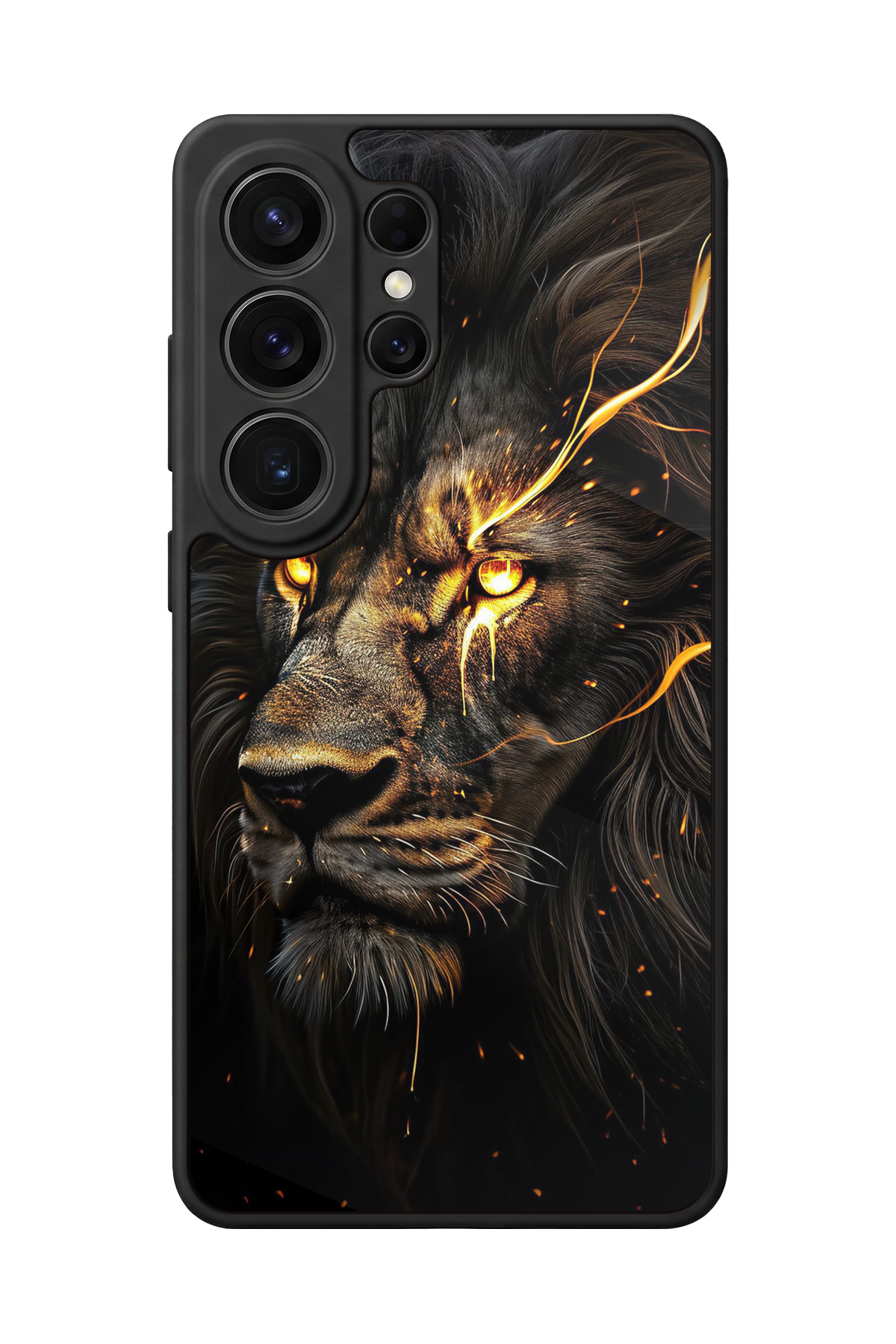 Samsung Galaxy S26 Ultra Uyumlu Aslan Tasarımlı Glossy Premium Kılıf