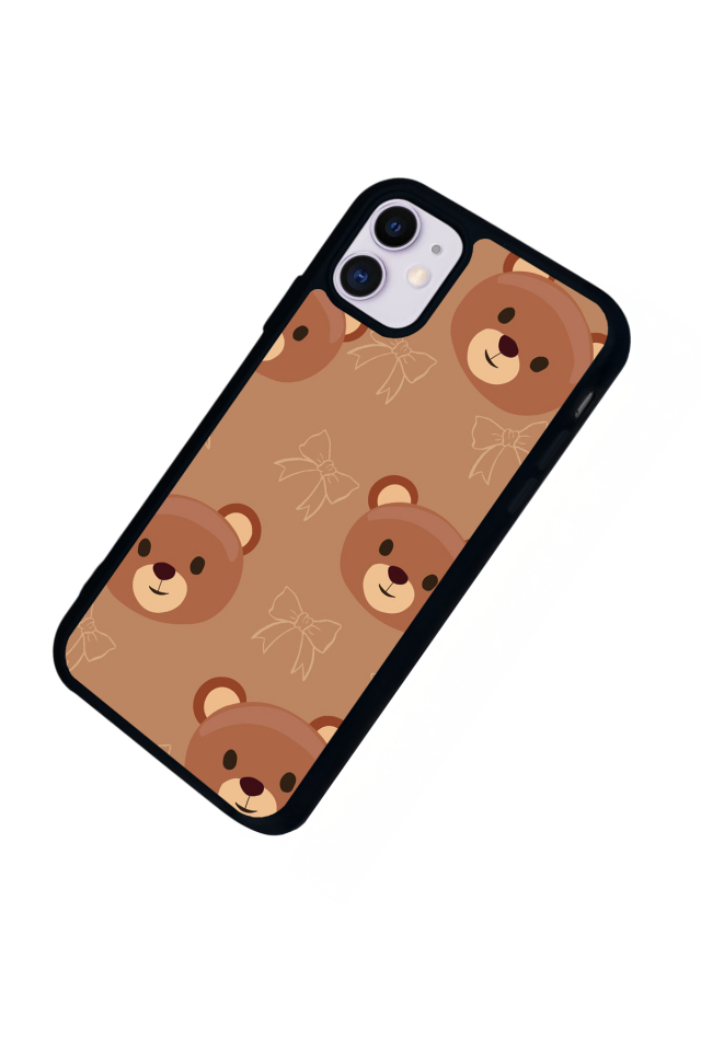 iPhone 11 Uyumlu Ayı Tasarımlı Glossy Premium Kılıf