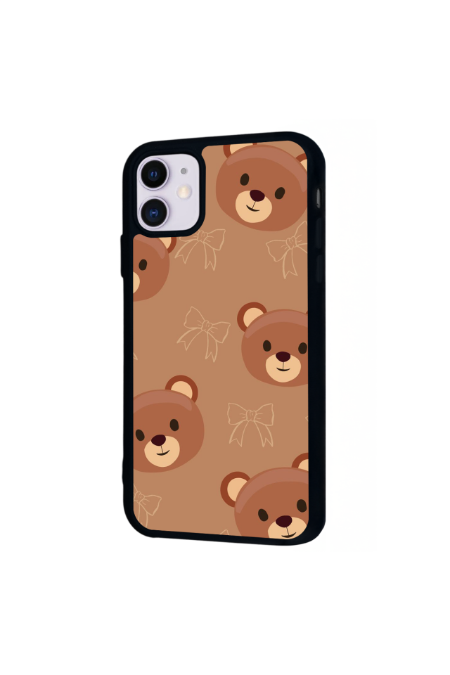 iPhone 11 Uyumlu Ayı Tasarımlı Glossy Premium Kılıf