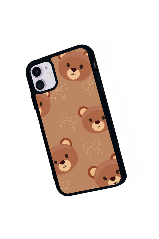 iPhone 11 Uyumlu Ayı Tasarımlı Glossy Premium Kılıf