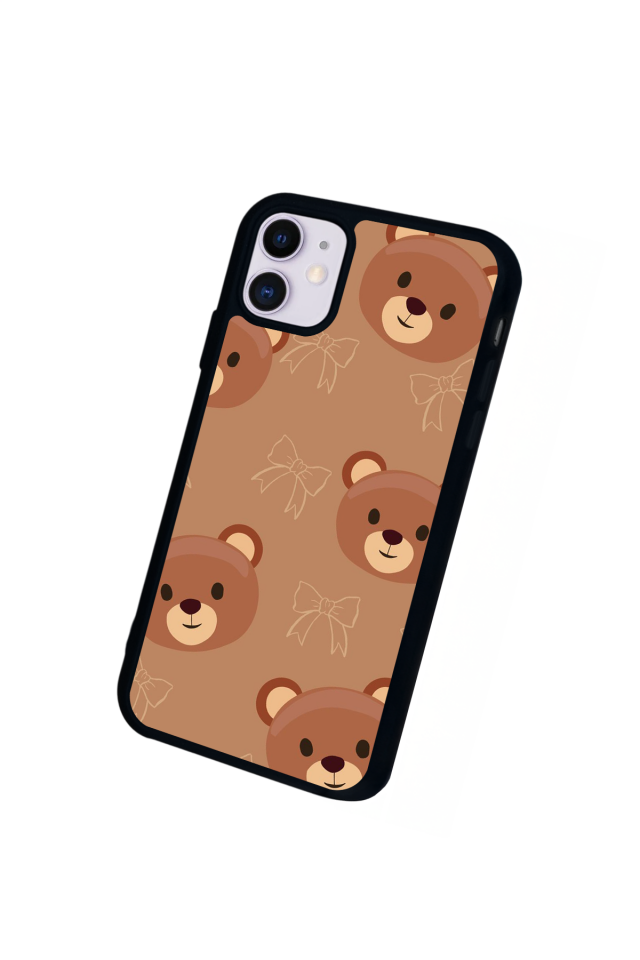 iPhone 11 Uyumlu Ayı Tasarımlı Glossy Premium Kılıf