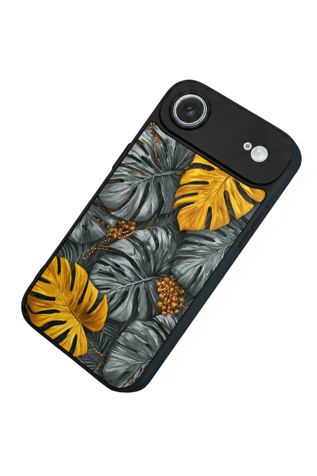 iPhone 17 Air Uyumlu Botanik Tasarımlı Glossy Premium Kılıf