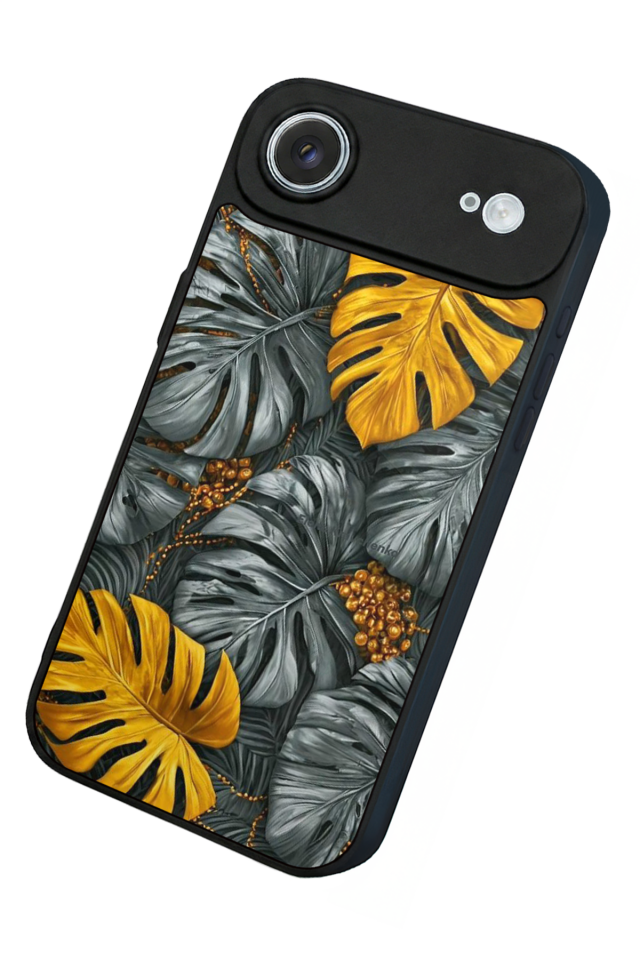 iPhone 17 Air Uyumlu Botanik Tasarımlı Glossy Premium Kılıf