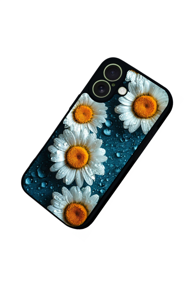 iPhone 17 Uyumlu Cicek Tasarımlı Glossy Premium Kılıf