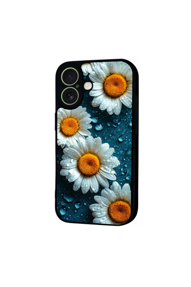 iPhone 17 Uyumlu Cicek Tasarımlı Glossy Premium Kılıf
