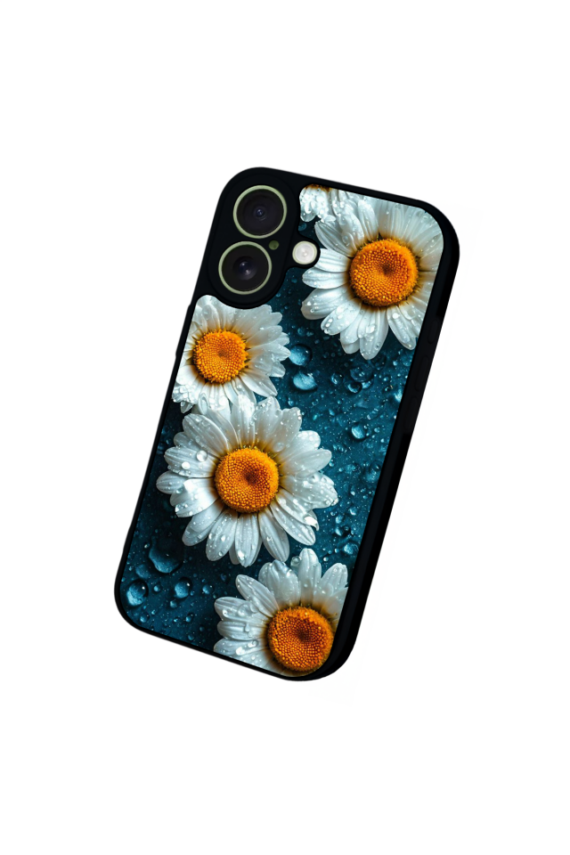 iPhone 17 Uyumlu Cicek Tasarımlı Glossy Premium Kılıf