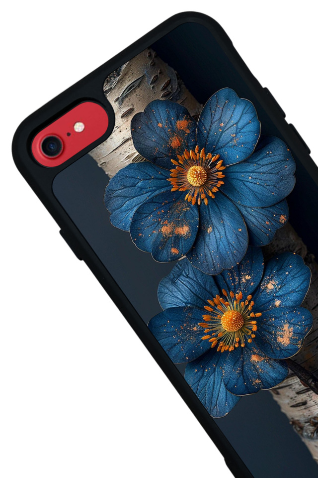 iPhone 7 Uyumlu Cicek Tasarımlı Glossy Premium Kılıf
