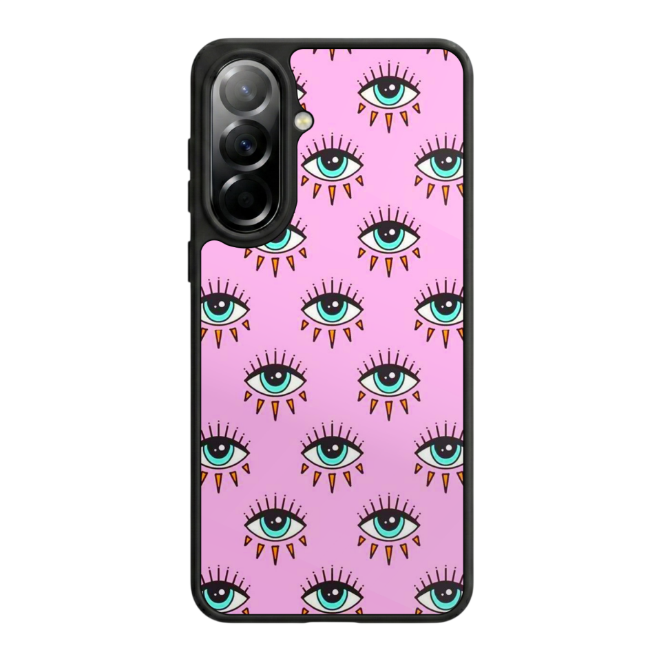 Samsung Galaxy A37 Uyumlu Göz Tasarımlı Glossy Premium Kılıf