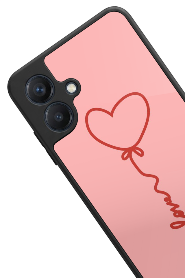 Samsung Galaxy A07 Uyumlu Kalp Love Tasarımlı Glossy Premium Kılıf