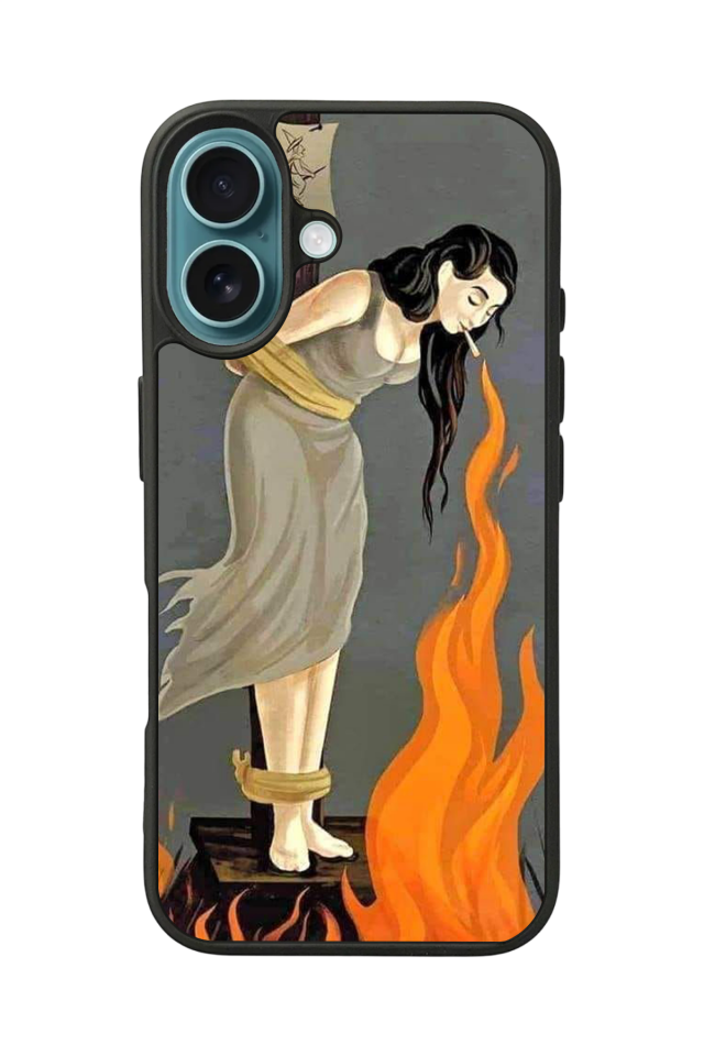iPhone 16 Uyumlu Kalp Love Tasarımlı Glossy Premium Kılıf