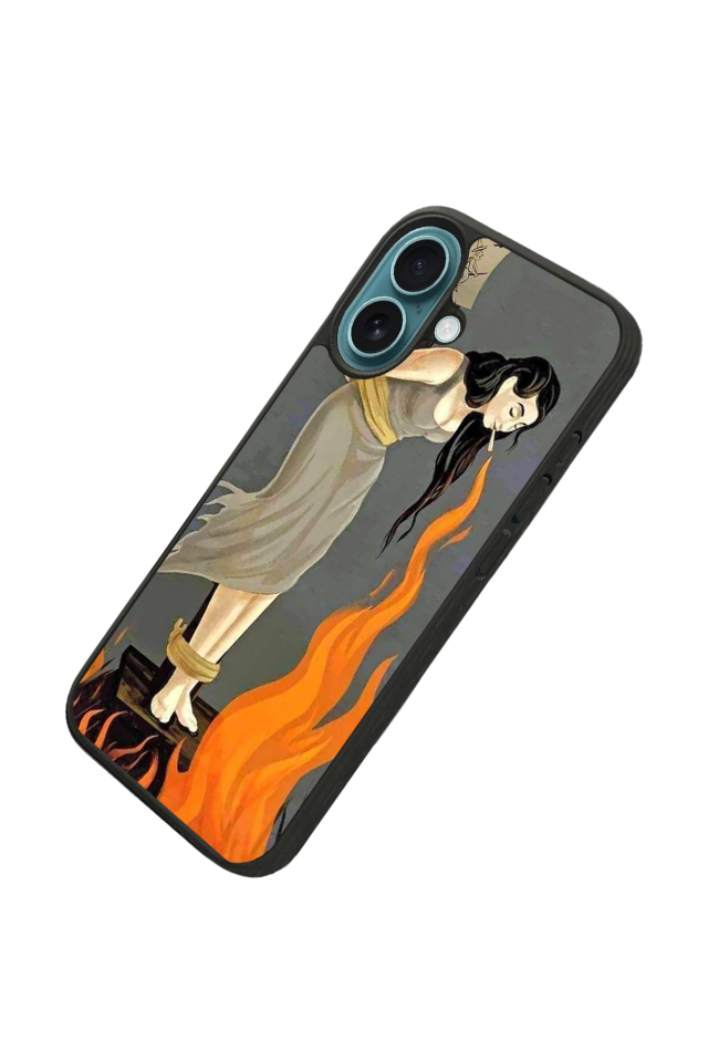 iPhone 16 Uyumlu Kalp Love Tasarımlı Glossy Premium Kılıf