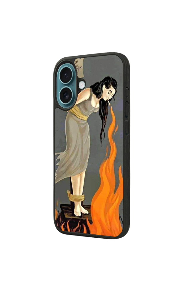 iPhone 16 Uyumlu Kalp Love Tasarımlı Glossy Premium Kılıf