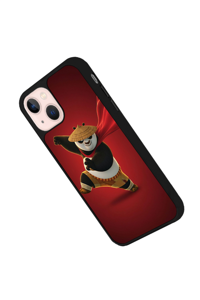 iPhone 15 Plus Uyumlu Kung Fu Panda Tasarımlı Glossy Premium Kılıf