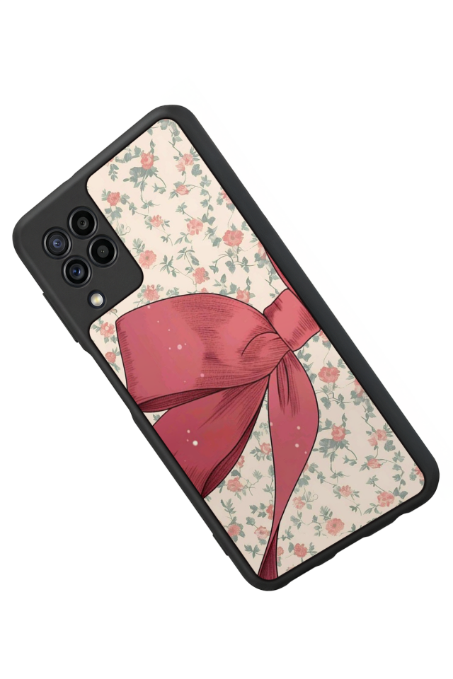 Samsung Galaxy M32 Uyumlu Kurdele Tasarımlı Glossy Premium Kılıf