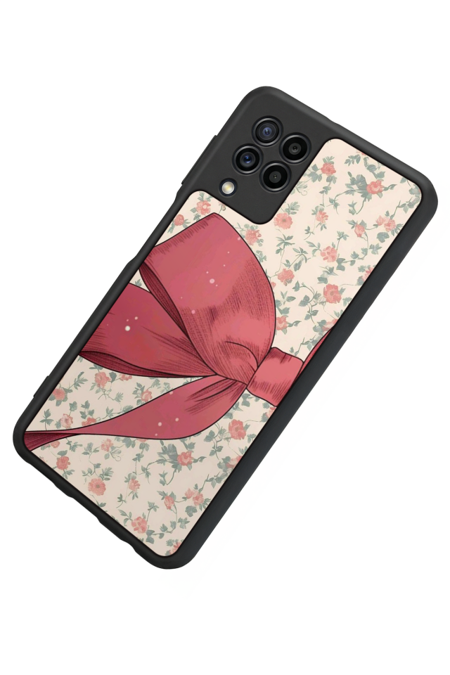 Samsung Galaxy M32 Uyumlu Kurdele Tasarımlı Glossy Premium Kılıf