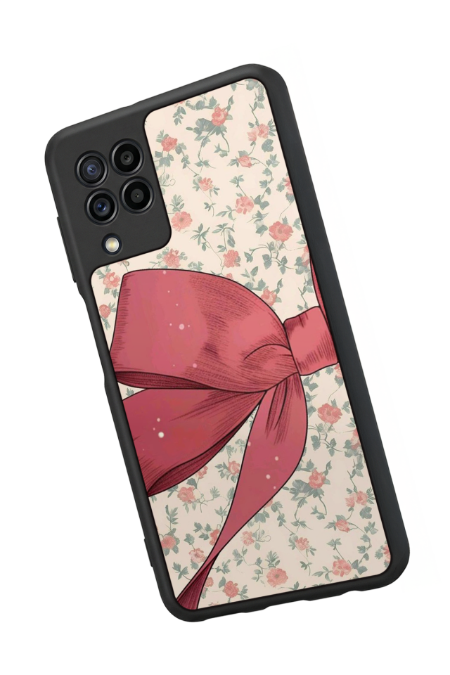 Samsung Galaxy M32 Uyumlu Kurdele Tasarımlı Glossy Premium Kılıf