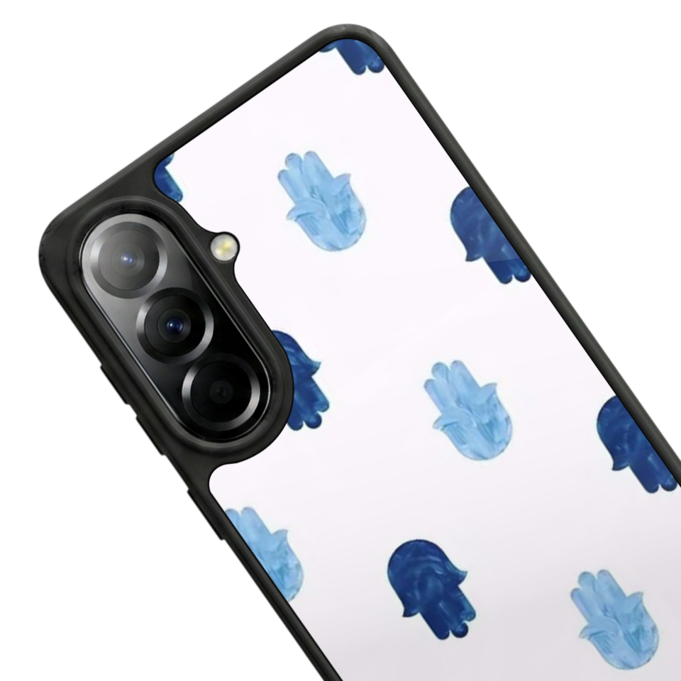 Samsung Galaxy A57 Uyumlu Nazar Tasarımlı Glossy Premium Kılıf