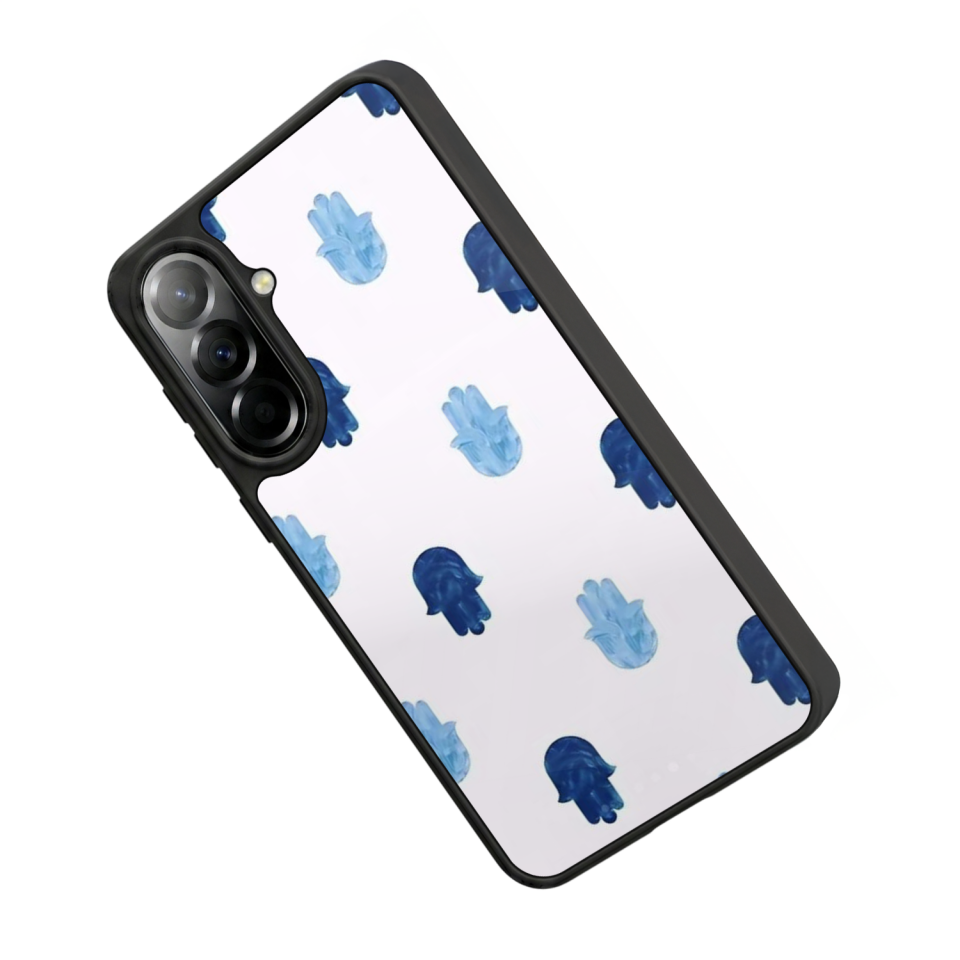 Samsung Galaxy A57 Uyumlu Nazar Tasarımlı Glossy Premium Kılıf