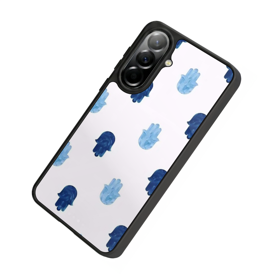 Samsung Galaxy A57 Uyumlu Nazar Tasarımlı Glossy Premium Kılıf