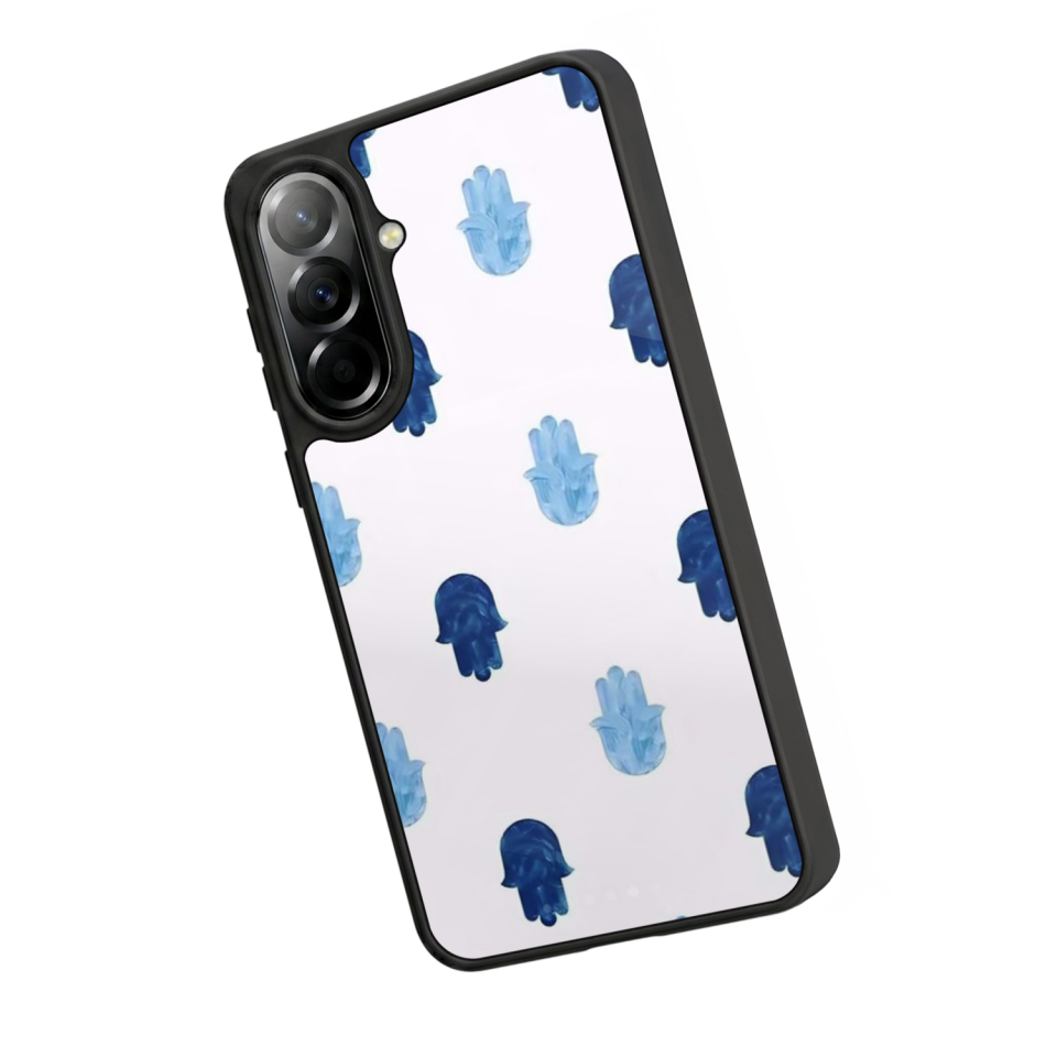 Samsung Galaxy A57 Uyumlu Nazar Tasarımlı Glossy Premium Kılıf