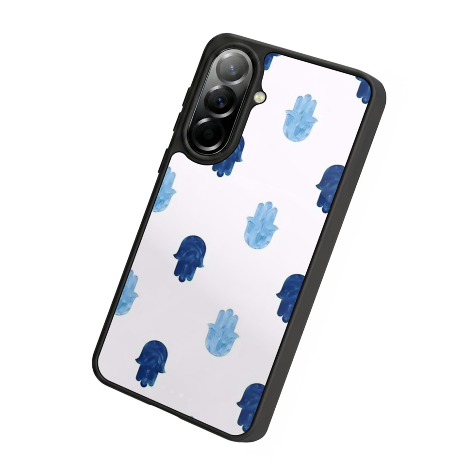 Samsung Galaxy A57 Uyumlu Nazar Tasarımlı Glossy Premium Kılıf