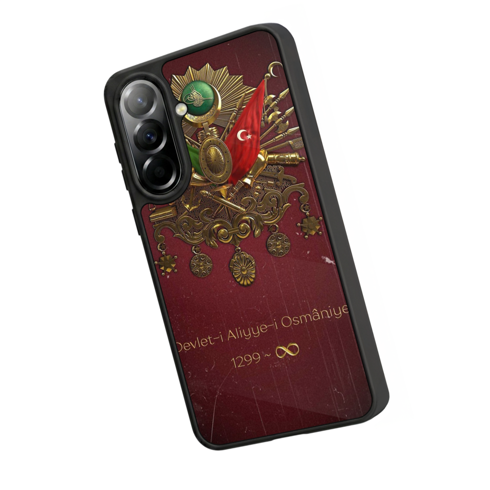 Samsung Galaxy A37 Uyumlu Osmanli Tugrasi Tasarımlı Glossy Premium Kılıf