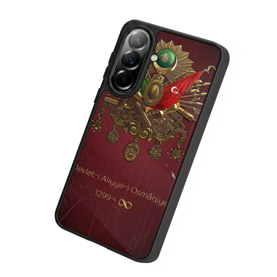 Samsung Galaxy A37 Uyumlu Osmanli Tugrasi Tasarımlı Glossy Premium Kılıf