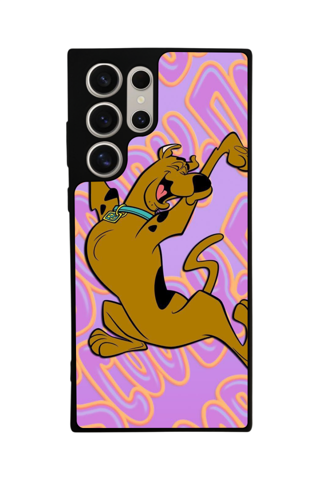 Samsung Galaxy S22 Ultra Uyumlu Scooby Doo Tasarımlı Glossy Premium Kılıf