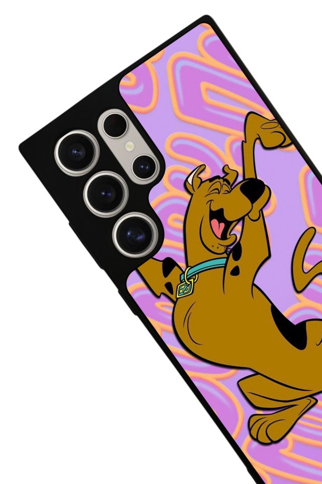 Samsung Galaxy S22 Ultra Uyumlu Scooby Doo Tasarımlı Glossy Premium Kılıf