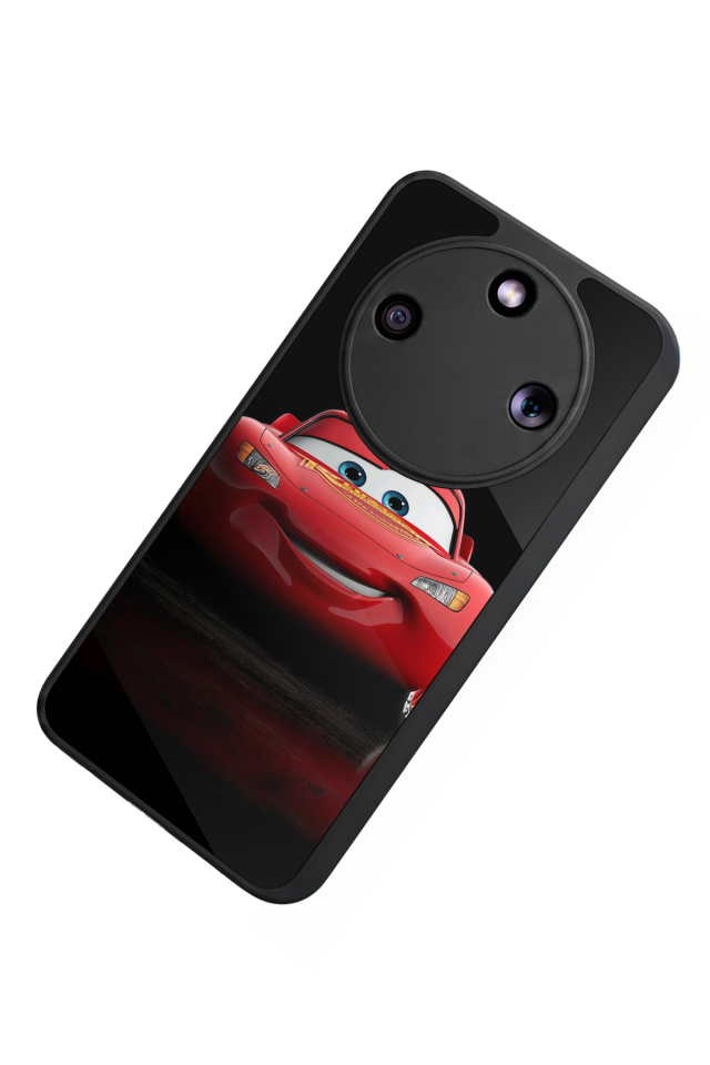 Honor Magic 8 Lite Uyumlu Şimsek McQueen Tasarımlı Glossy Premium Kılıf