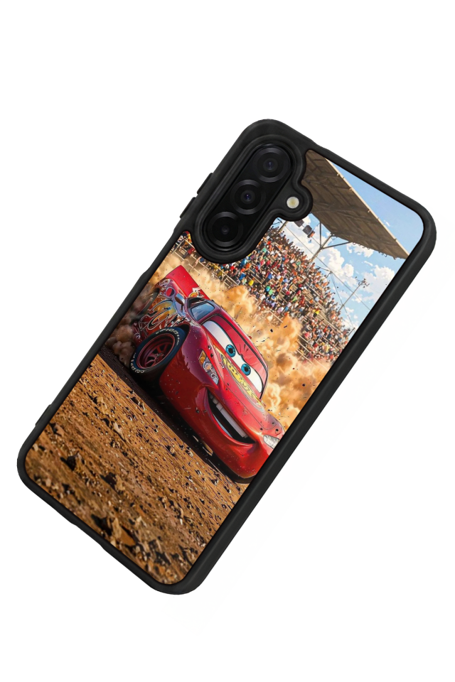 Samsung Galaxy A36 Uyumlu Şimsek McQueen Tasarımlı Glossy Premium Kılıf