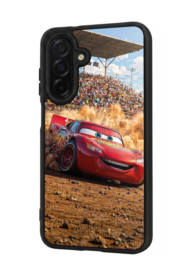 Samsung Galaxy A36 Uyumlu Şimsek McQueen Tasarımlı Glossy Premium Kılıf