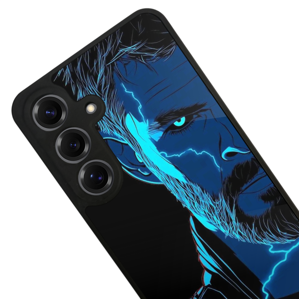 Samsung Galaxy S25 Uyumlu Thor Tasarımlı Glossy Premium Kılıf