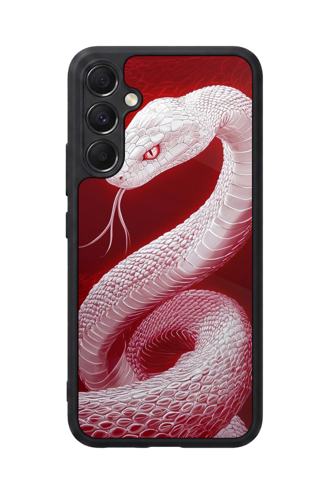 Samsung Galaxy M34 Uyumlu Yılan Tasarımlı Glossy Premium Kılıf