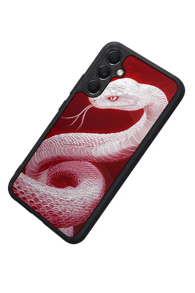 Samsung Galaxy M34 Uyumlu Yılan Tasarımlı Glossy Premium Kılıf