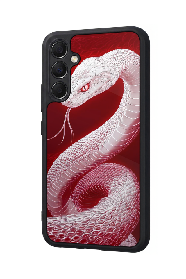 Samsung Galaxy M34 Uyumlu Yılan Tasarımlı Glossy Premium Kılıf